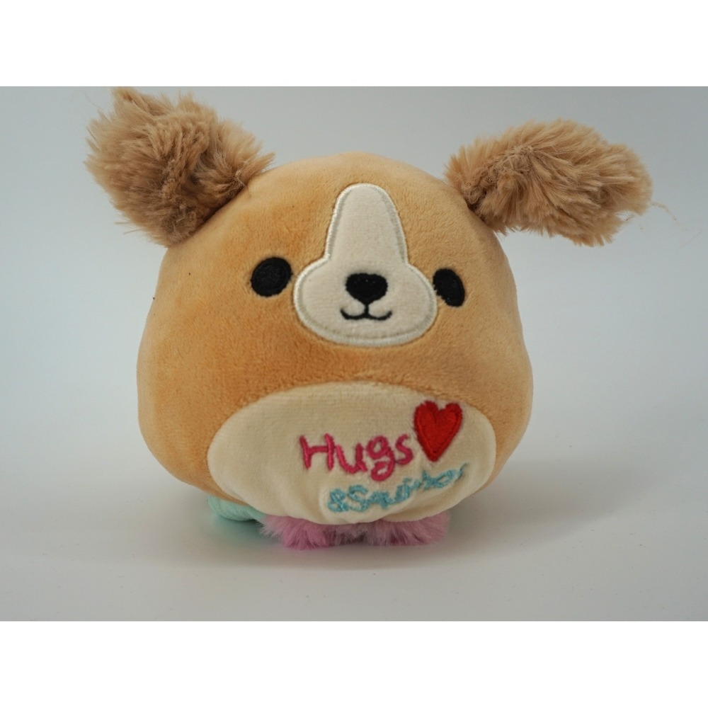 Squishmallows Flip-a-Mallows Stevon Dog Corinna Cat Reversible Plush 5 Inch